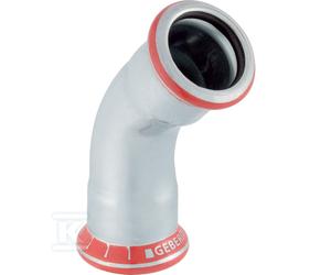 Codo Geberit Mapress acero C 45° d35 23606