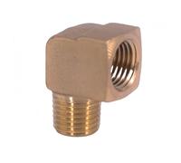 Codo hembra a macho NPT de 90 grados, conector de tubería de bloque de latón, conector de acoplamiento de agua de 1/4, 3/8 y 1/2 pulgadas, 1 pieza(5 pcs,NPT FEMALE TO MALE_1/8INCH)