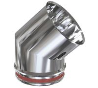 Codo inox 45º ø 125 mm