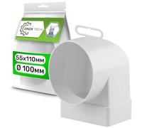 Codo Mixto Vertical para Tubo Ø 100mm con Temperatura Máxima de Trabajo de 60°C - Garantía de 5 Años - ONIX TECH