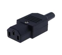 Codo negro C15 C13 C14 cable de alimentación cableado enchufe ensamblar conector IEC salida PDU UPS CA eléctrico 10A 250V ESSEIEIE(2)
