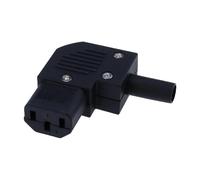 Codo negro C15 C13 C14 cable de alimentación cableado enchufe ensamblar conector IEC salida PDU UPS CA eléctrico 10A 250V ESSEIEIE(3)