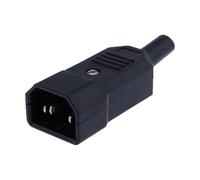 Codo negro C15 C13 C14 cable de alimentación cableado enchufe ensamblar conector IEC salida PDU UPS CA eléctrico 10A 250V ESSEIEIE(1)