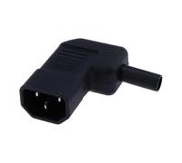Codo negro C15 C13 C14 cable de alimentación cableado enchufe ensamblar conector IEC salida PDU UPS CA eléctrico 10A 250V ESSEIEIE(4)
