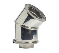 Codo pellet doble capa 80/45º