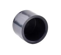 Codo Pvc 2 Uds 20~63mm Tubería De PVC Gris Oscuro Riego Directo De Jardín 90 ° 45 ° Codo T Accesorios De Junta De Tubo De Agua Tapa De Extremo De Tubo De PVC(PVC cap,Dark gray 32mm)