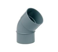 Codo PVC 45 Grados para Tubería - Curva de PVC Presión Agua Potable y Desague - Interior/Exterior - Tuberías 32mm a 250mm - Conexión Sólida y Resistente - Varios Diámetros (32 mm)