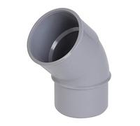 Codo PVC - Macho/hembra - 45 grados - diámetro 160 mm - Nicoll CZ4