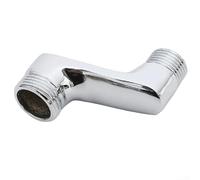 Codo reductor de ángulo de curvatura de 4 puntos para una conexión fiable entre las líneas de fontanería de cabezal de ducha y grifo (D)