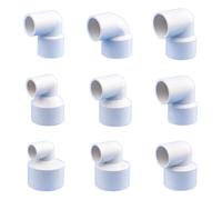 Codo Reductor de PVC Blanco for Acuario, tubería de Suministro de Agua, Junta Reductora, Accesorios for tuberías de riego de jardín(63x25mm)