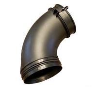 Codo soplador para BR450 BR700 4282-700-6901 Construcción de metal de flujo de aire mejorado, reemplazo confiable, ajuste de precisión para equipos eléctricos al aire libre, negro, fácil instalación