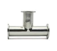 Codo/T/brida de cuatro vías de acero inoxidable 304 de ajuste rápido al vacío KF16 KF25 KF40 KF50(Three way connector KF25)