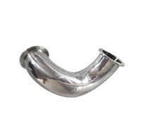 Codo Tri-Clamp 180° Acero Inox 304 3/4"/1.5"/2", Apto Ø Tubo 16-51mm, Acoplamiento Higiénico para Cerveza, Alimentación & Farmacia, 1 Pieza(32mm x ferrule 50.5)