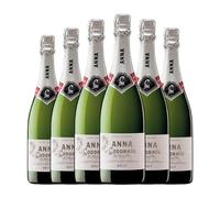 Codorníu Anna Brut Nature Cava Reserva 75 cl Espumoso blanco (Caja de 6 Botellas de 75 cl)