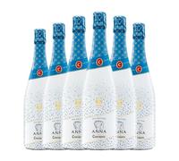 Codorníu Anna Ice Edition Semi-Seco Semi-Dulce Cava 75 cl Espumoso blanco (Caja de 6 Botellas de 75 cl)