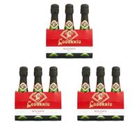 Codorníu Benjamín - DO Cava - Pack 3 botellas mini 20cl (Paquete de 3)