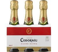CODORNIU Cava extra brut pack 3x20 cl estuche 60 cl
