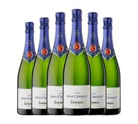 Codorníu Gran Cremant Semi-Seco Semi-Dulce Cava 75 cl Espumoso blanco (Caja de 6 Botellas de 75 cl)