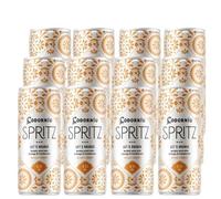 Codorníu Spritz Let'S Orange, Vino Espumoso con Sabor Naranja y Cardamomo, Caja 12 Latas de 25 cl