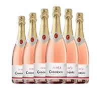 Codorníu Zero Rosé Sin Alcohol 75 cl Espumoso rosado (Caja de 6 Botellas de 75 cl)