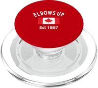Codos arriba Canadá Est 1867 Canadá no está a la venta Orgulloso PopSockets PopGrip para MagSafe
