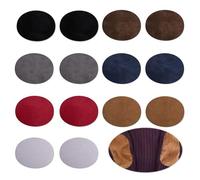 Codos de rodilla, 14 parches termoadhesivos, 7 colores, ovalados, codos, parches para suéter, camisa, reparación, manualidades, accesorios decorativos para ropa