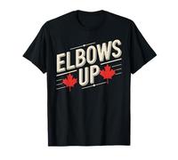 Codos hacia Arriba Canadá EST 1867 Orgulloso Canadiense Fuerte Canadá Camiseta