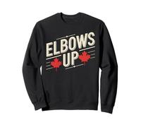 Codos hacia Arriba Canadá EST 1867 Orgulloso Canadiense Fuerte Canadá Sudadera
