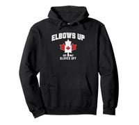 Codos hacia arriba EST 1867 Canadian Maple Leaf Canadá Sudadera con Capucha