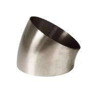 Codos soldados de acero inoxidable 304 de 19/25/32/38/45/51/57/63/76/89/102/108 mm, de 30/45/60/90 grados(30 degrees,76mm x 2mm)