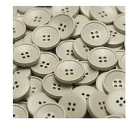 Codulu 10 botones cóncavos redondos de costura para tejer, botón de repuesto para bricolaje, accesorios de tela, manualidades, decoración, 18 mm, blanco y verde