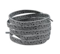 Codulu Ink Dots - Cordones planos de repuesto para zapatillas deportivas, 8 cm de ancho, para zapatillas deportivas, botas y patinaje, 140 cm, gris/negro, 140