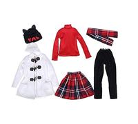 Codulu Ropa de muñeca para muñeca de 1/3 de América, 60 cm, BJD, abrigo de muñeca, pantalones, falda, camiseta, trajes casuales, accesorios de disfraz, regalo B
