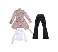 Codulu Ropa de muñeca para muñeca de 1/3 de América, 60 cm, BJD, abrigo de muñeca, pantalones, falda, camiseta, trajes casuales, accesorios de disfraz, regalo A