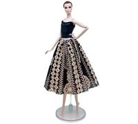 Codulu Vestido de muñeca para muñeca americana de 11.5 pulgadas, 30 cm, vestido de noche, vestido de princesa, trajes para muñecas BJD de 1/6, juguetes para niños, 1 unidad, #E