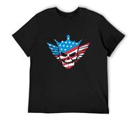 Cody Rhodes American Nightmare Skull Wrestling Fan Men's Black T-Shirt Unisex tee Shirt XXL