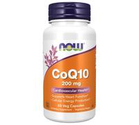 Coenzima CoQ10 200 mg 60 cápsulas vegetales apoyo cardíaco Now Foods
