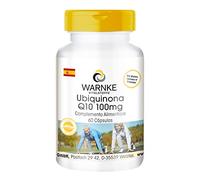 Coenzima Q10 100mg - Ubiquinona - 60 cápsulas | Warnke Vitalstoffe - Calidad de farmacia alemana