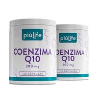 Coenzima Q10 200mg PiùLife, 240 Cápsulas Vegetales, 1 Al Día | 8 Meses De Suministro, Coq10 Procedente De Fermentación Vegetal Natural, En Forma De Ubiquinona, Sin Gluten Y Sin Lactosa