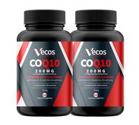 Coenzima Q10 200mg Vegana - Ubiquinona Fermentada Natural de Alta Absorción - 120 Cápsulas - Energía Celular, Sistema Inmune, Antioxidante Antiedad