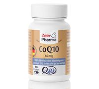 ZeinPharma Suplemento alimenticio antienvejecimiento con coenzima Q10, 60 mg 90 caps.
