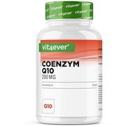 Coenzima Q10 con 200 mg por cápsula - 180 cápsulas veganas - 6 meses de suministro - Premium high dose Q10 - alta dosis, sin aditivos innecesarios