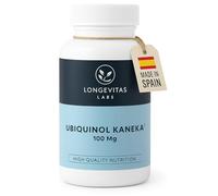 Coenzima Q10 Ubiquinol Kaneka 100mg la Forma de Coenzima Q10 Más Pura y Activa Disponible - Potencia Energía Celular X4 Más Absorción con Tecnología Patentada - Potente Antioxidante