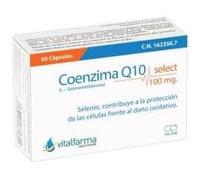 Coenzima Q10 Vitalfarma 100 mg 30 Cápsulas Vegetales - Pack de 2 Unidades, Formato Ahorro de Alta Concentración para la Vitalidad Mitocondrial, el Rendimiento Físico y el Soporte Cardiovascular