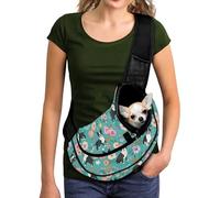 COEQINE Bolsa bandolera para perros y bebés, para mascotas pequeñas, senderismo, aventura, cachorro, bolsa cruzada de malla, manos libres, transpirable, frente a perros, gatos, sin ansiedad