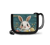 COEQINE Cartera pequeña de animales para niñas de 6 a 8 años con cordón para colgar alrededor del cuello, cumpleaños, vuelta a la escuela, Huevos de conejito de dibujos