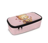 COEQINE Kawaii - Estuche para lápices para niñas de 10 a 12 años, gran capacidad, bolsa grande para lápices para la escuela, Cute Cat Boba Tea Milk, Talla única, Organizador de bolsas