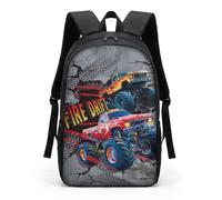 COEQINE Mochila escolar para niños y niñas, con correas ajustables para el hombro, mochila para laptop para niños y adultos, viajes, escuela, biblioteca, escalada al aire libre, Coche de carreras