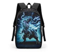 COEQINE Mochila escolar para niños y niñas, con correas ajustables para el hombro, mochila para laptop para niños y adultos, viajes, escuela, biblioteca, escalada al aire libre, Dinosaurio Blue