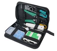 COEWUR 12 en 1 Comprobador de Cables de Red Kit Herramientas Red Profesional RJ45/RJ11 Network Tool Tester Kits, Tester de Cable Ethernet Cat5/Cat5e para Reparación LAN y Mantenimiento o Reparación